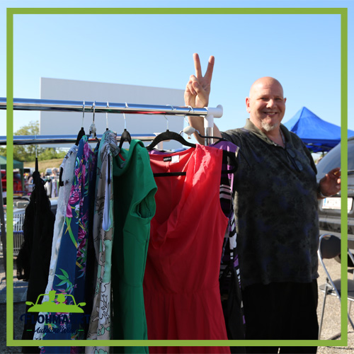 Wenn Flohmarkt Spaß macht. Flohmarkt im Autokino Wien